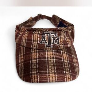 Texas A&M  Plaid Visor